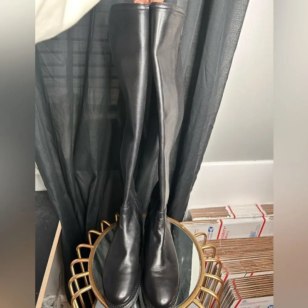 Stuart Weitzman City Stitch Over The Knee Boots NEW